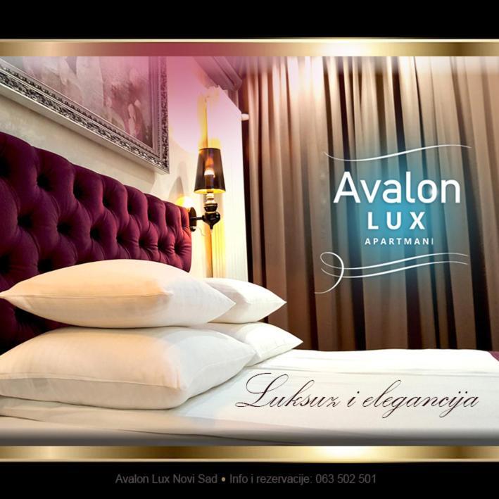 Avalon Lux Studio Apartment Novi Sad Exteriér fotografie
